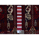 Red Hand Knotted Shiny Wool Afghan Khamyab Runner Orientel Rug, 2'10"x10'0"