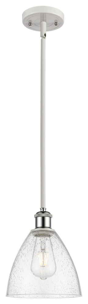 Innovations 516-1S-WPC-GBD-754 1 Light Pendant, White, Polished Chrome