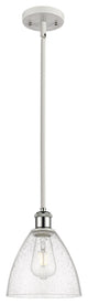 Innovations 516-1S-WPC-GBD-754 1 Light Pendant, White, Polished Chrome