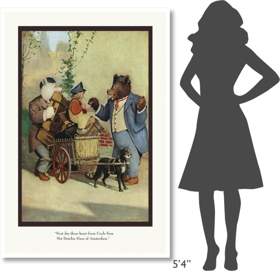 "Teddy Roosevelt's Bears: Dutchie Hans" Paper Print by R.K. Culver, 42"x62"