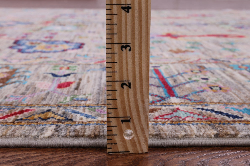 Handmade Persian Tabriz Wool Rug 5' 7" X 8' 4" Q10566