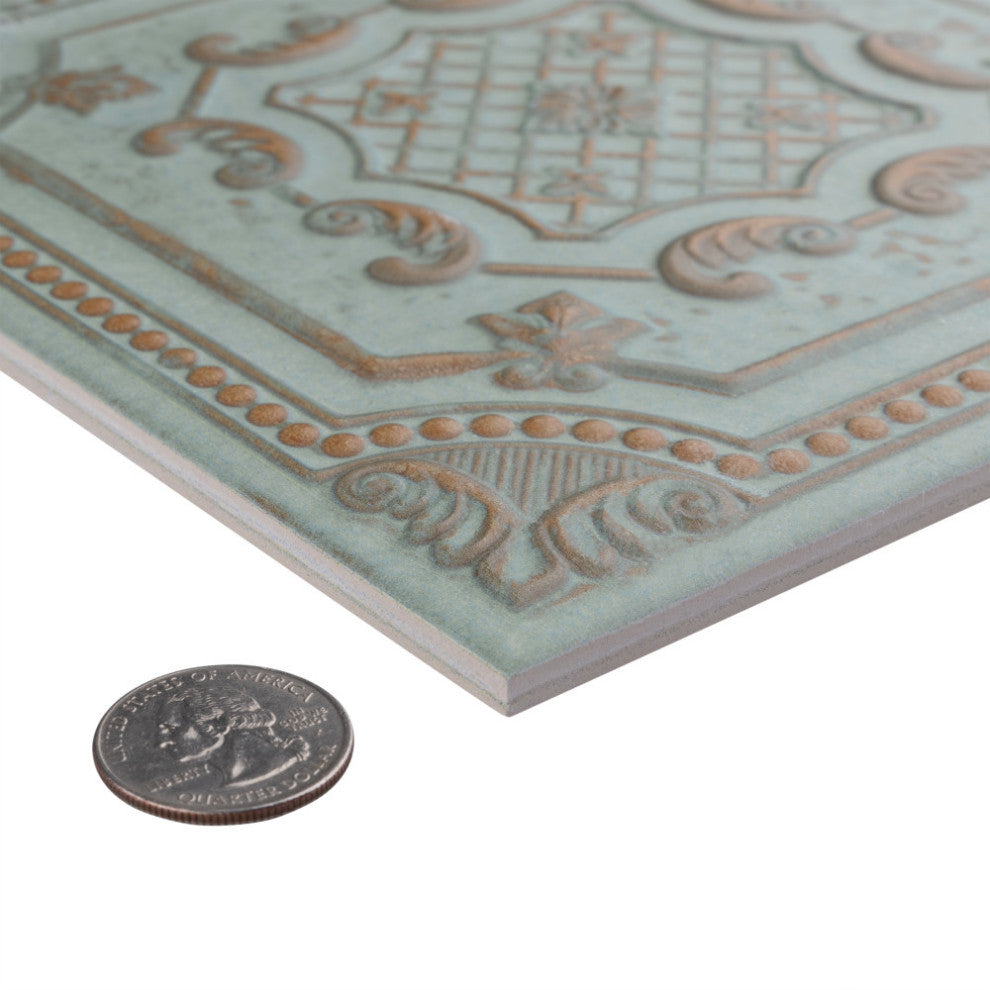 Fitz Green Ceramic Wall Tile