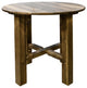 Homestead Collection Bistro Table, Stain and Clear Lacquer Finish