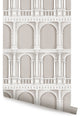 Classic Architecture Peel and Stick Vinyl Wallpaper , Beige, 24"w X 60"h