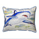 Betsy Drake Shark Large Indoor/Outdoor Pillow 16x20