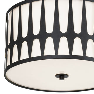 Royston 3 Light Black Ceiling Mount
