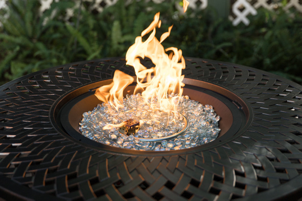 Verona Aluminum Round LPG Fire Pit