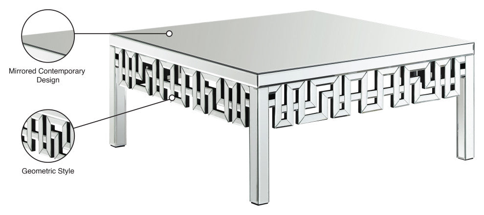 Aria Mirrored Coffee Table