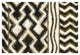 "Black and Gold Geometric VII Crop" Paper Print by Shirley Novak, 26"x18"