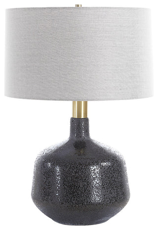 Uttermost Flanagan Mottled Gloss Table Lamp