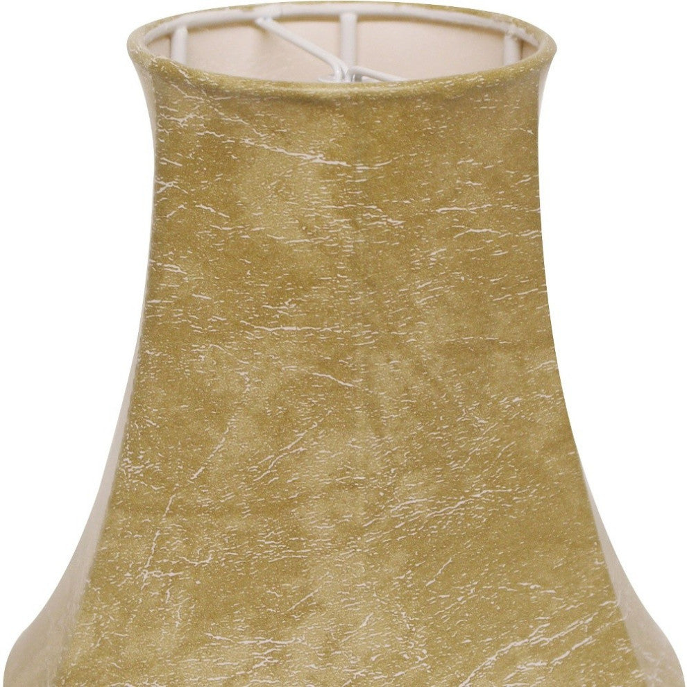 4" Parchment Set of 6 Slanted Faux Chandelier Lampshades