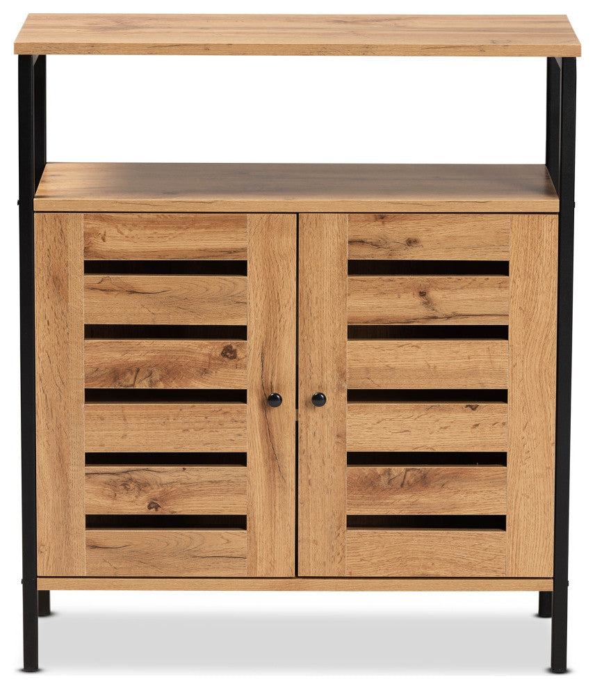 Kami Modern Shoe Cabinet, Black