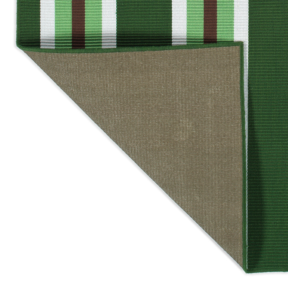 Voavah Green 4' x 6' Rectangle Area Rug