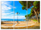 "Esplanade and Pine Trees in Bolsena" Metal Wall Art, 3 Panels, 36"x28"