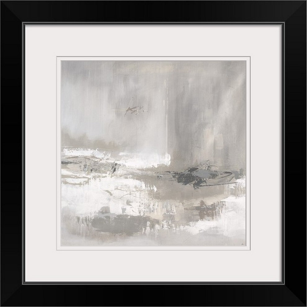 "Between Layers" Black Framed Art Print, 20"x20"x1"