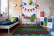 Kid Essentials Rug, Sonic, Tropics, 7'8"x10'9"