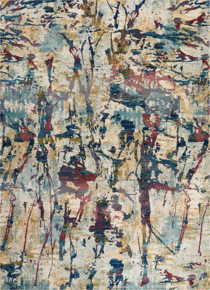 Nourison Fusion Cream/Multicolor Area Rug, 9'6"x13'