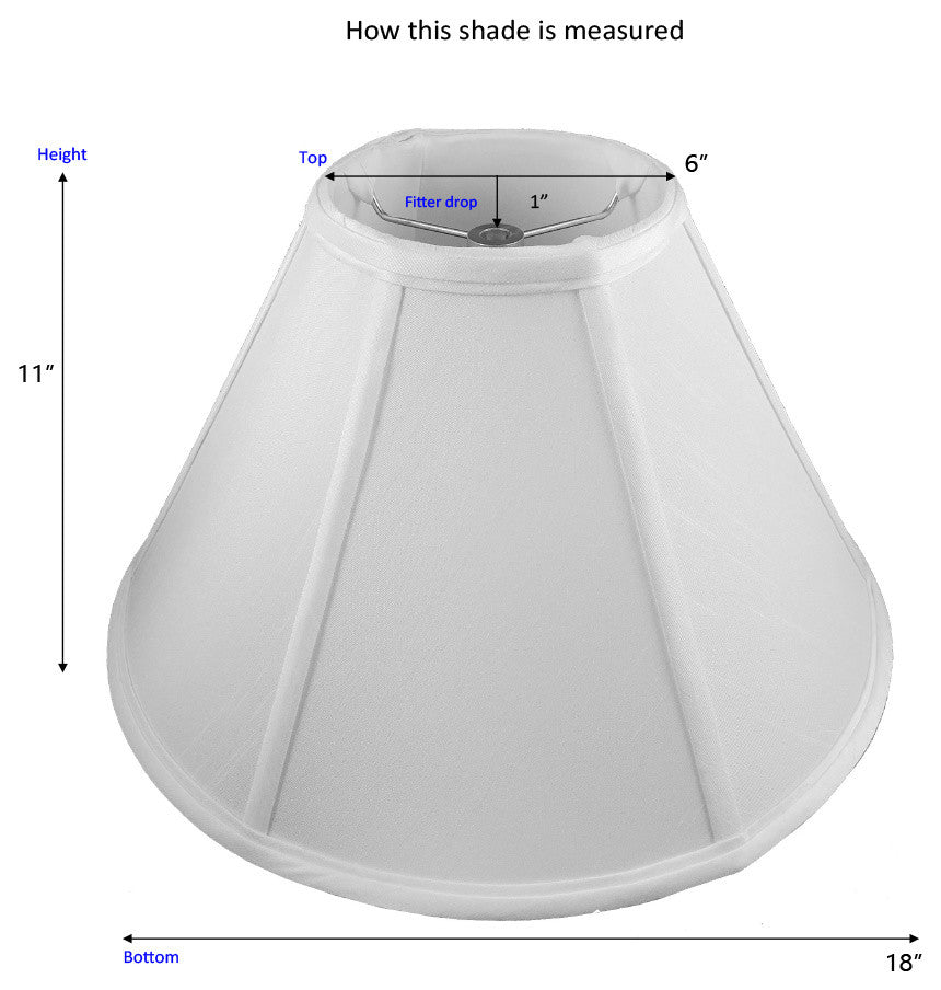 Callahan Round Faux Silk Lampshade With Harp Fitter