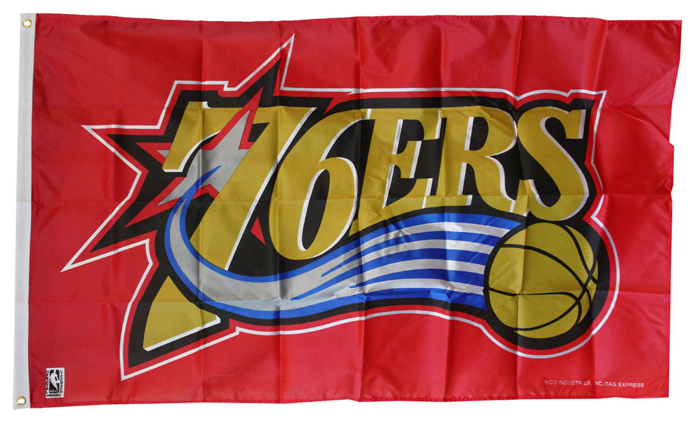 Philadelphia 76ers, 3'x5' NBA Polyester Flag