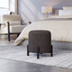 Calistoga Ottoman Dark Gray
