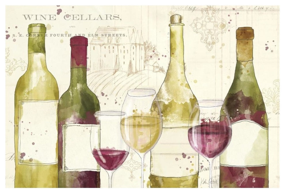 "Chateau Winery I" Digital Paper Print by Katie Pertiet, 38"x26"