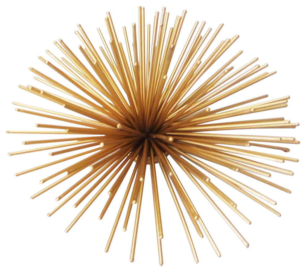 Large Gold Spike Decorative Ball