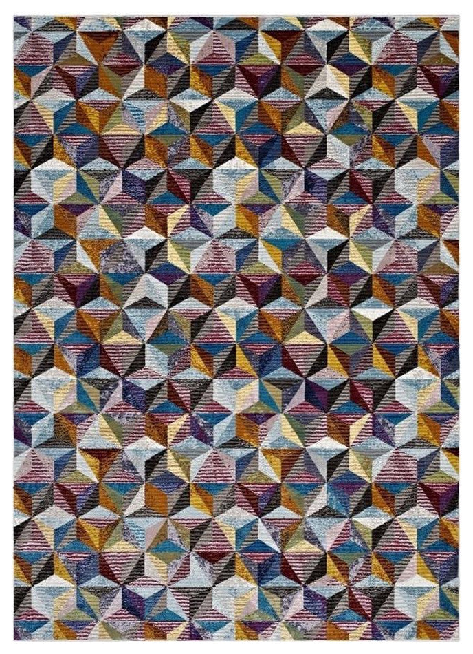 Arisa Geometric Hexagon Mosaic 4x6 Area Rug in Multicolored