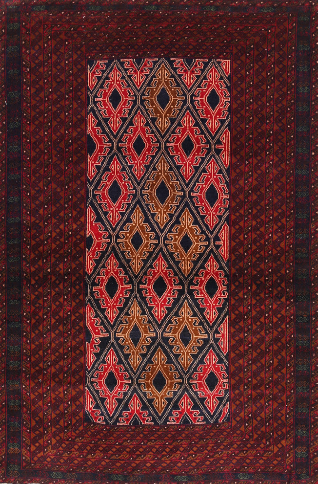 Ahgly Company Indoor Rectangle Traditional Area Rugs, 2' x 5'