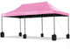 JEAREY Pop Up Canopy Tent, Outdoor Canopy, 4 Sand Bags, Pink, 10x20ft