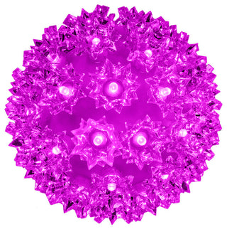 6" Sphere With 50 Purple 5Mm LEDs With 1/5 Strobes
