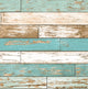 Scrap Wood Turquoise Weathered Texture Wallpaper, Bolt