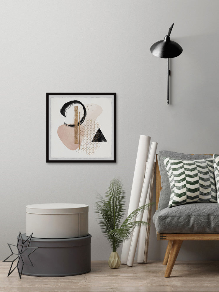 "The Cosmic Object" Framed Painting Print, 32x32