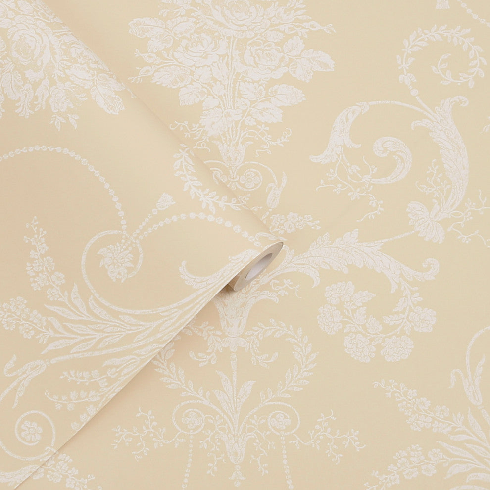 Laura Ashley Josette Wallpaper, Linen