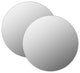 Vidaxl Wall Mirrors 2-Piece 19.7" Round Glass