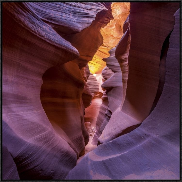 Fire In Canyon, 30"x30"
