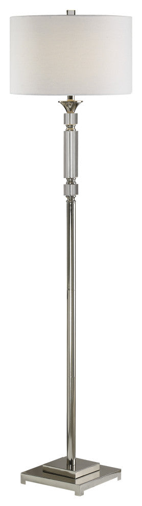 Uttermost Volusia Nickel Floor Lamp