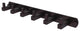 Montero 6 Position Tie and Belt Rack, Antique Bronze