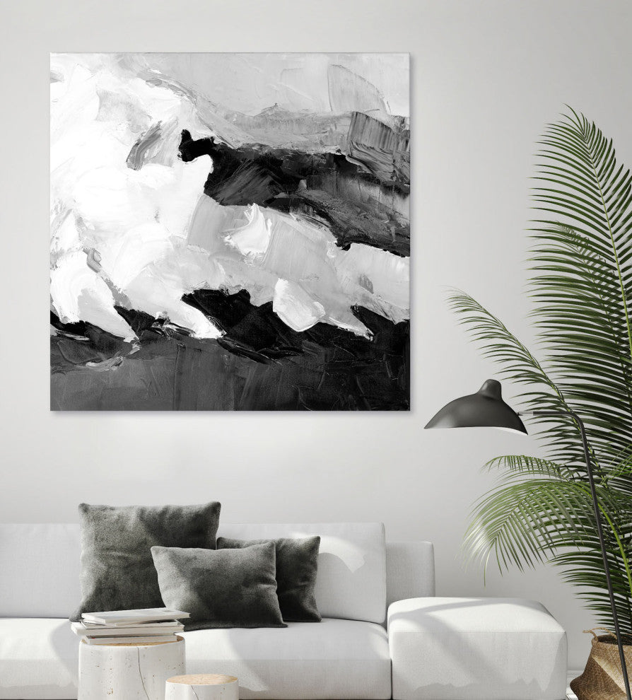 Meadow Vally Fire V2 - 54 x 54 by Julie Devine