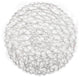 DII Silver Woven Paper Round Placemat, Set of 6