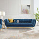 Bestow Crushed Performance Velvet Sofa Navy
