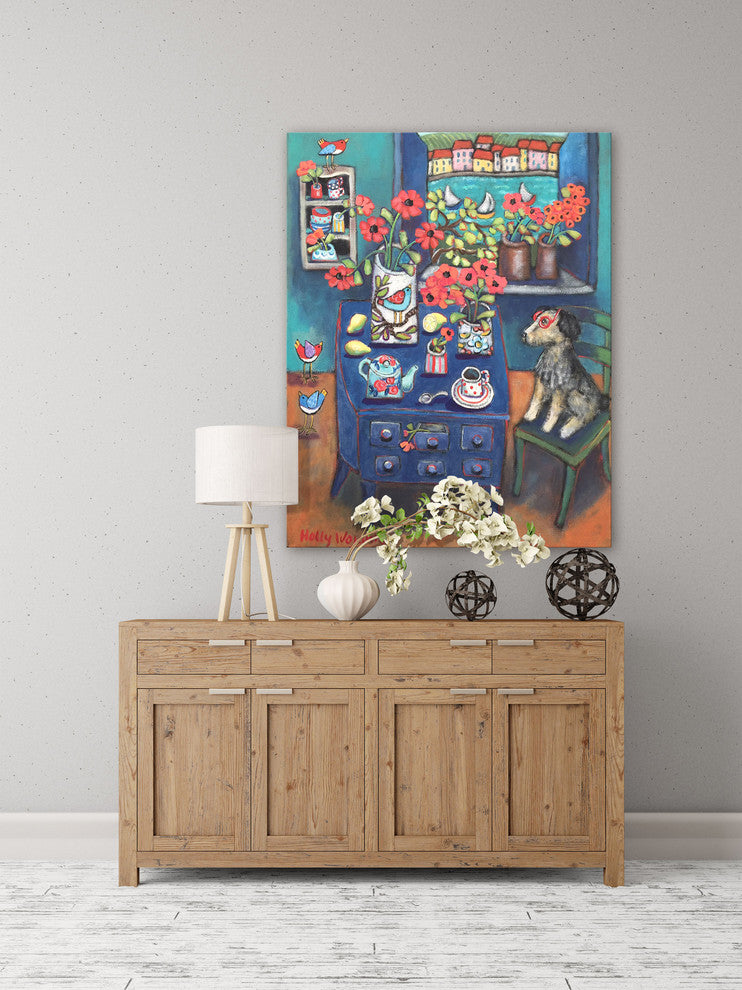 Marmont Hill, "A Sea View" by Holly Wojahn Painting on Wrapped Canvas, 40x52