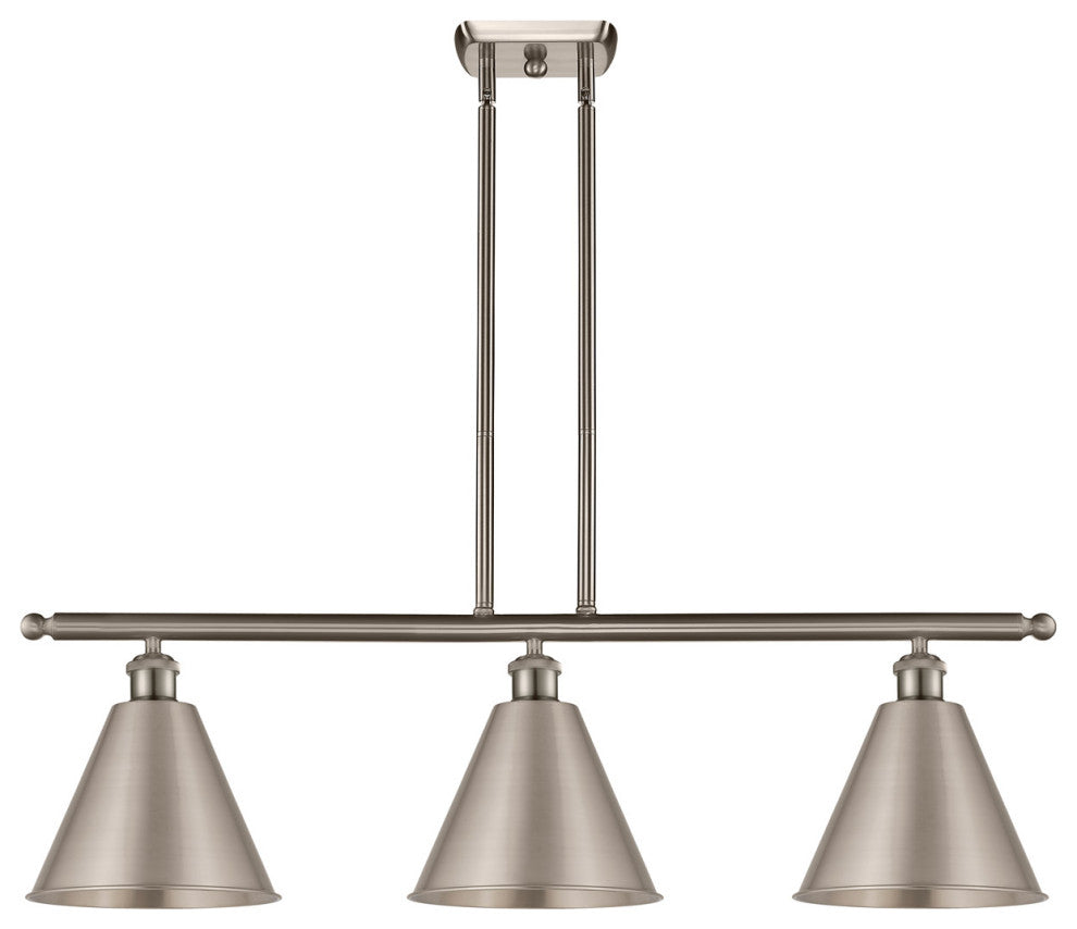 Innovations Lighting 516-3I-SN-MBC-12-SN-LED 3 Light 38.5" Island Light