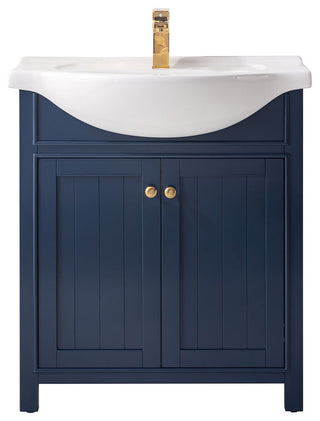 Marian Transitional Blue 30" Single Sink Vanity