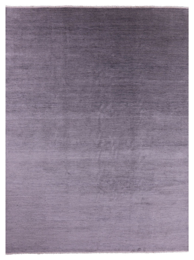 Savannah Grass Wool and Silk Gabbeh Hand Knotted Rug 9' 0" X 11' 10" Q6522