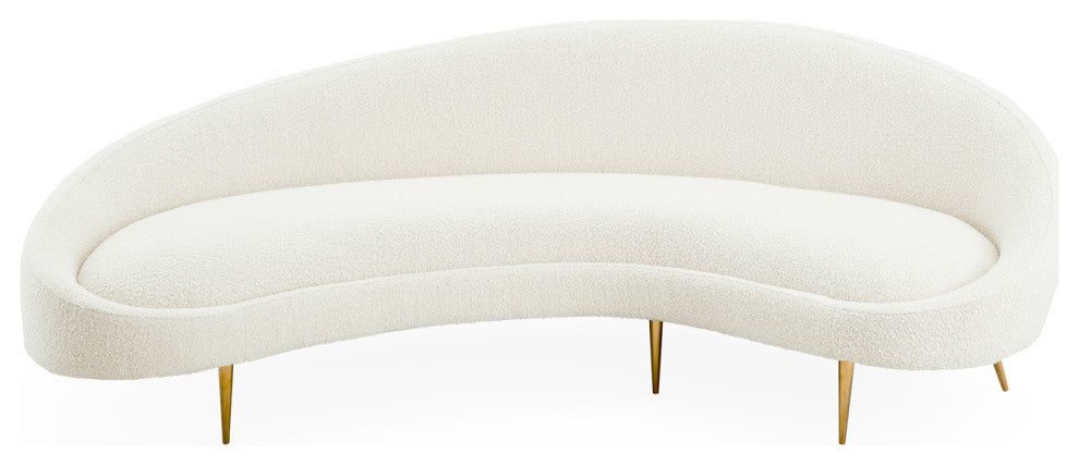Ether Curved Sofa, Olympus Oatmeal