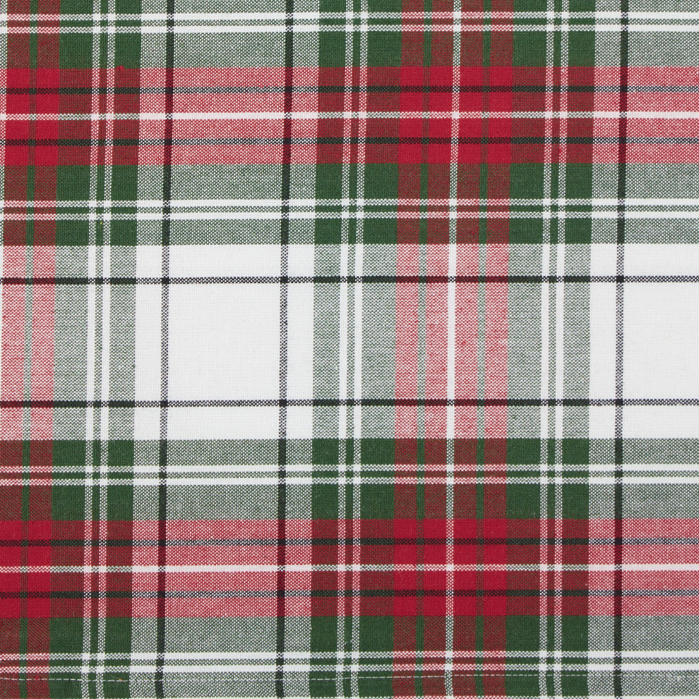 Christmas Plaid Table Runner 14x108