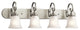 Kichler 45056NI Four Light Bath, Brushed Nickel Finish
