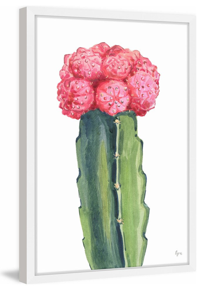 "Royal Crowned Cactus" Framed Painting Print, 30"x45"