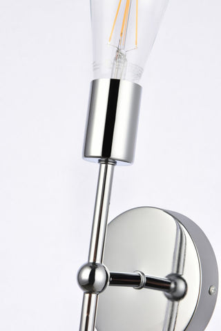 Kayla 1-Light Chrome Wall Sconce