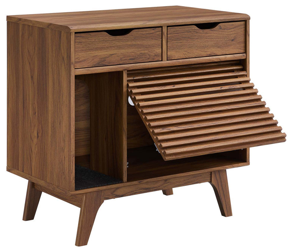 Render Cat Cabinet - Walnut